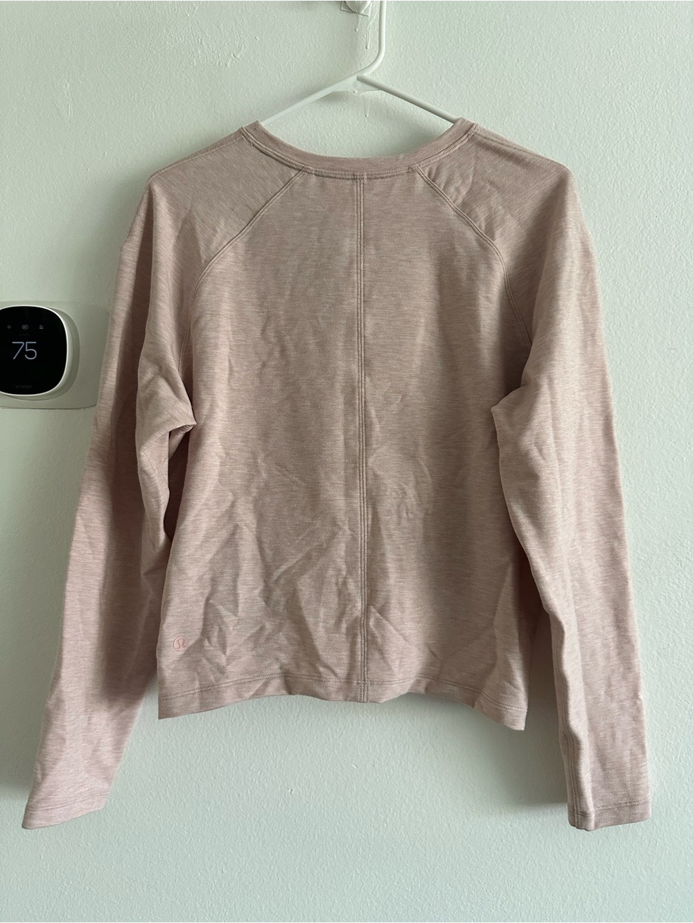 Lululemon crop Light Pink oversized Women's Long-Sleeve Pullover Top 8